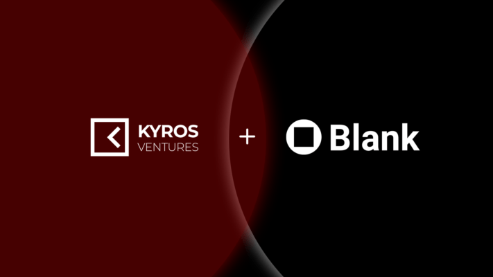 Kyros Ventures successfully invested in Blank’s $1.8M Private Sale Round